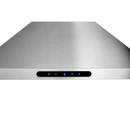 BROAN EWP1306SS Broan 30"" Stainless 640 Max Blower Cfm Pyramidal Chimney Range Hood