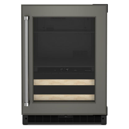KITCHENAID KUBR214KPA 24"" Panel-ready Beverage Center With Wood-front Racks - Panel Ready Pa
