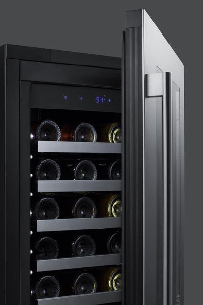 SUMMIT CL18WC 18"" Wide Built-in Wine Cellar With Seamless Stainless Steel TRIMMED...