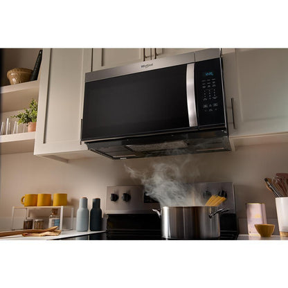 WHIRLPOOL WMMS3130RZ 30 W 1.7 Cu. Ft Over the Range Microwave With 1000-watts Cooking Power