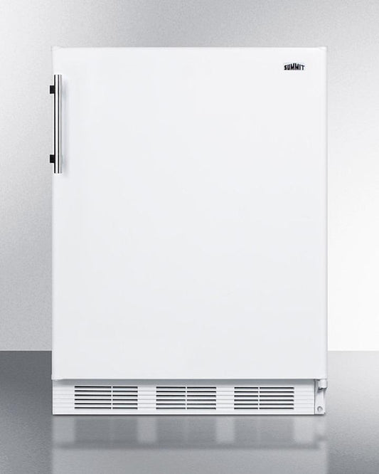 SUMMIT FF61W Freestanding Residential Counter Height All-refrigerator In White W...