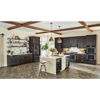 KITCHENAID KSEG700EBS Kitchenaid 30-inch 5-element Electric Slide-in Convection Range ...