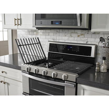 WHIRLPOOL WGG745S0FS Whirlpool 6.0 Cu. Ft. Gas Double Oven Range With Center Oval Burner