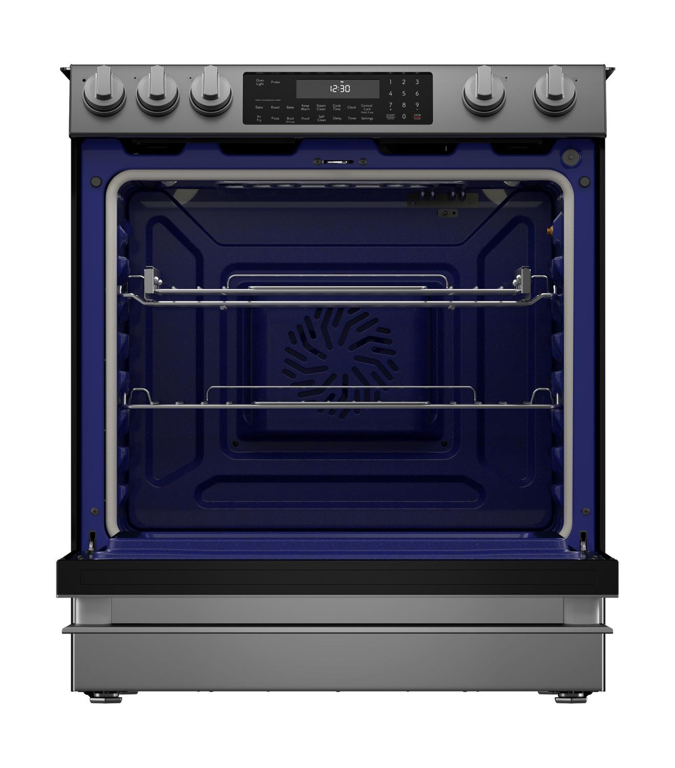SHARP SSR3065JS Sharp 30 In. Electric Convection Slide-in Range With Air Fry