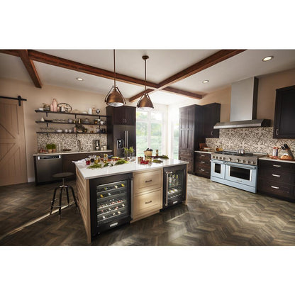 KITCHENAID KVWC958KSS 48'' 585 or 1170 Cfm Motor Class Commercial-style Wall-mount CANOPY...