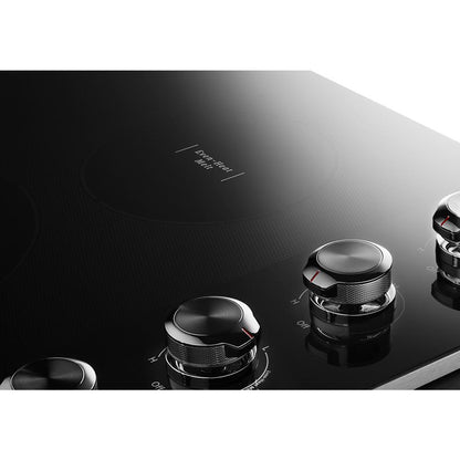 KITCHENAID KCES550HSS 30"" Electric Cooktop With 5 Elements and Knob Controls - Stainless ...