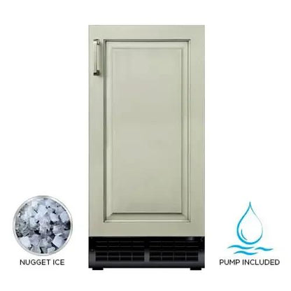 XO APPLIANCE XOUIM1585NOP XO Appliance 15 In Nugget Ice Maker Panel Ready W Pump