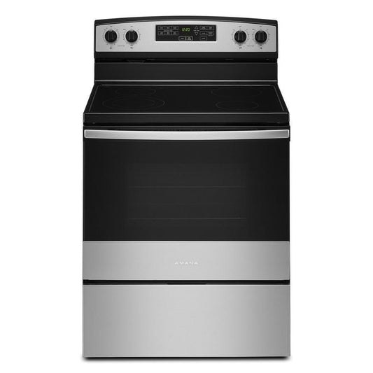 AMANA AER6603SMS 30-inch Amana Electric Range With Extra-large Oven Window