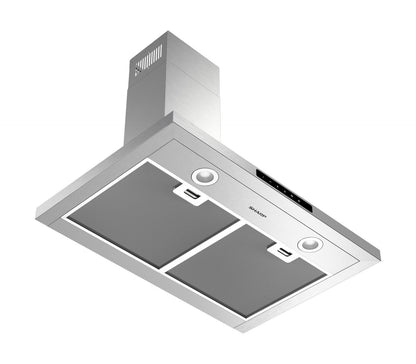 SHARP SHC3062FS Sharp 30"" Wall Mount Chimney Range Hood