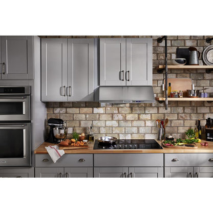 KITCHENAID KCES556HBL 36"" Electric Cooktop With 5 Elements and Knob Controls - Black