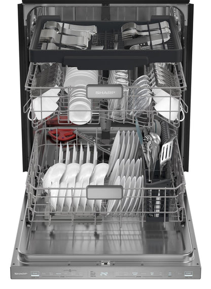 SHARP SDW6888JS Sharp 24 In. Slide-in Smart Dishwasher