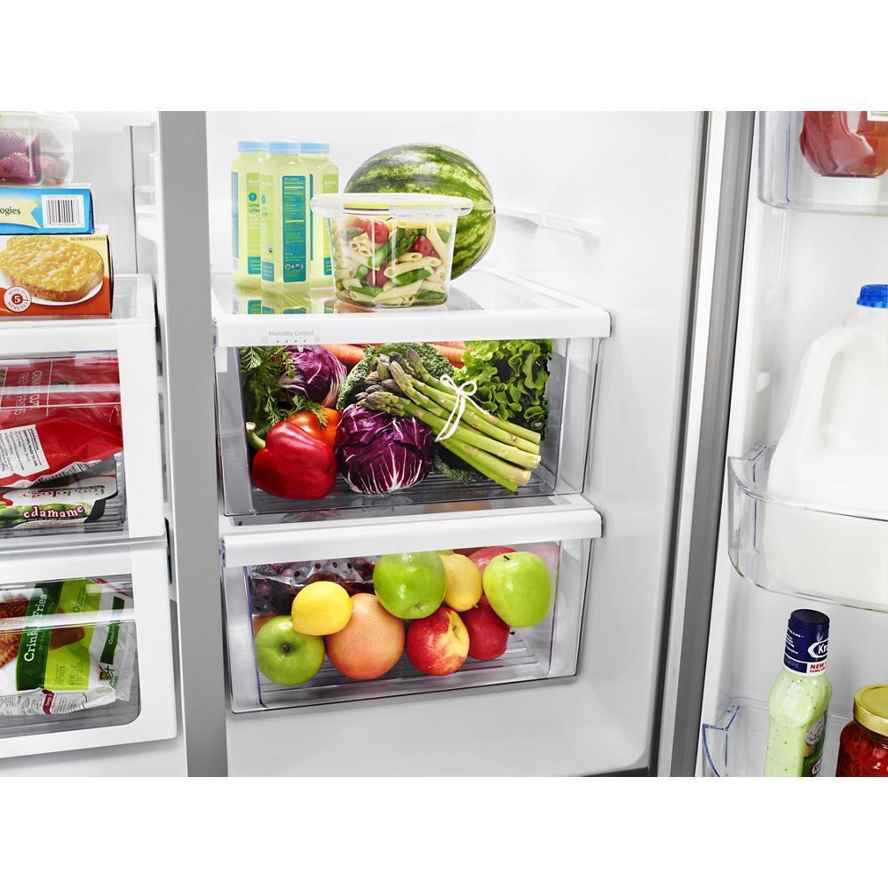 WHIRLPOOL WRS571CIHV Whirlpool 36-inch Wide Counter Depth Side-by-side Refrigerator -...