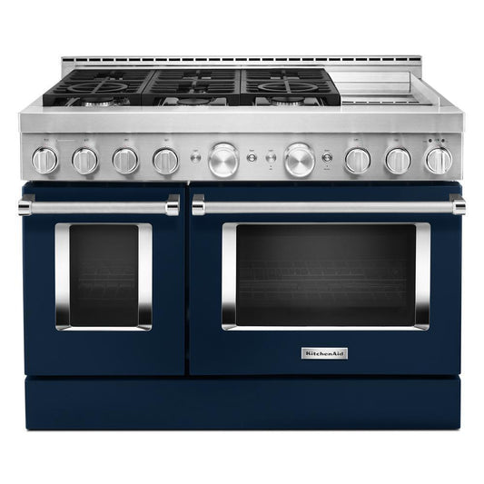 KITCHENAID KFGC558JIB Kitchenaid 48'' Smart Commercial-style Gas Range With Griddle - ...