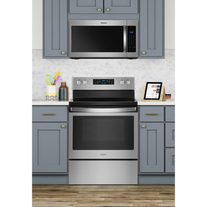 WHIRLPOOL WMH31017HZ Whirlpool 1.7 Cu. Ft. Microwave Hood Combination With ELECTRONIC...