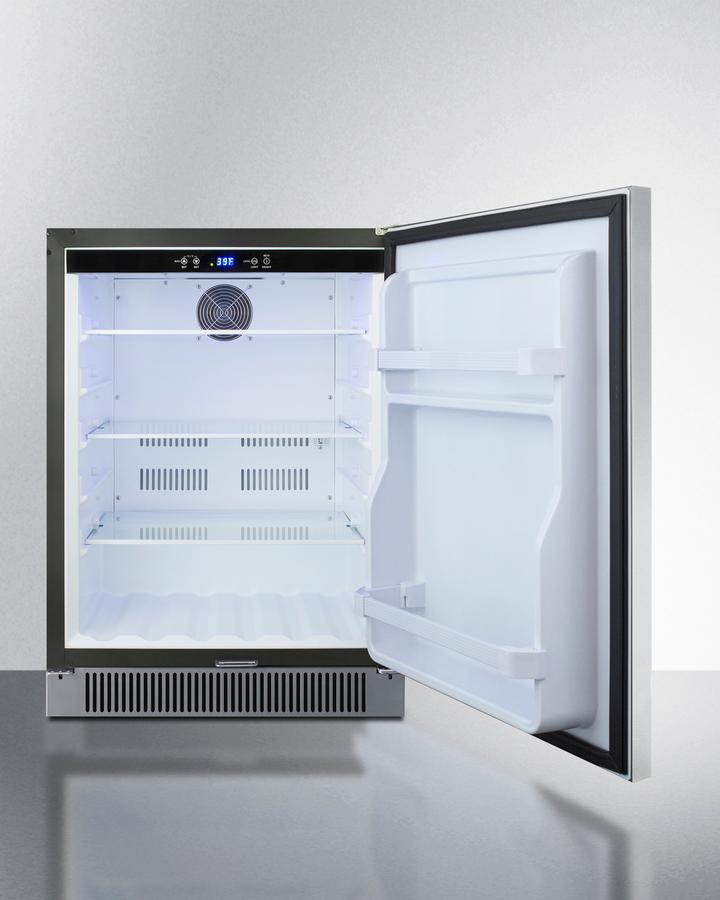 SUMMIT SPR623OS Summit 24"" Wide Built-in Outdoor All-refrigerator