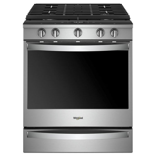 WHIRLPOOL WEG750H0HZ Whirlpool 30-inch,5.8 Cu Ft, Gas Slide-in Range With 5 Burners - FI...