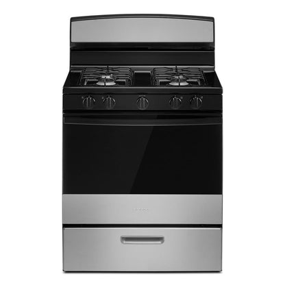 AMANA AGR4203MNS Amana 30-inch Gas Range With Easy-clean Glass Door