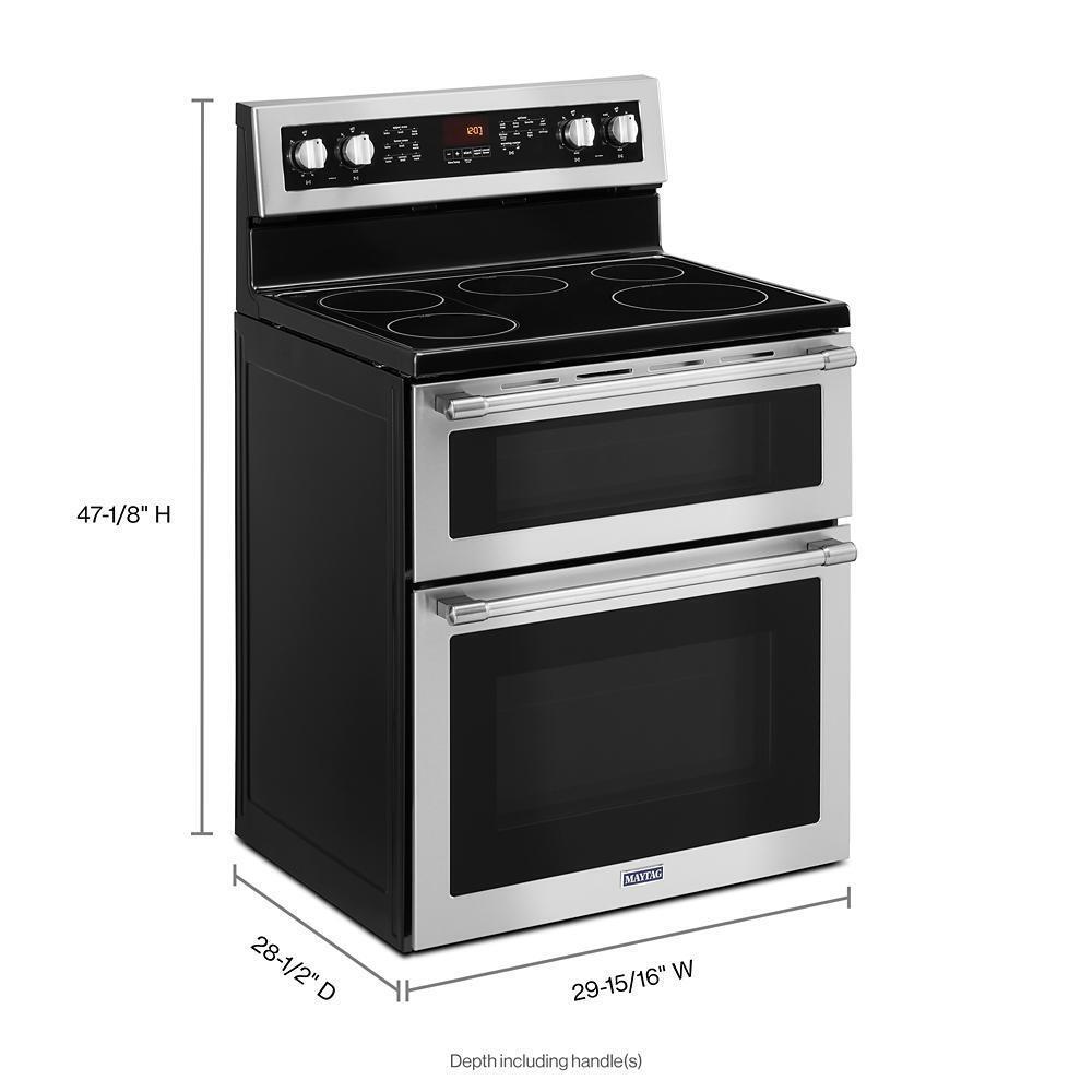 MAYTAG MET8800FZ Maytag 30-inch Wide Double Oven Electric Range With True CONVECT...