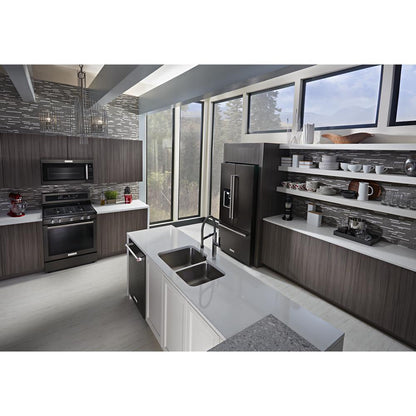 KITCHENAID KRFC704FBS Kitchenaid 23.8 Cu. Ft. 36"" Counter-depth French Door Platinum I...