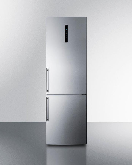 SUMMIT FFBF249SS2 Summit 24"" Wide Bottom Freezer Refrigerator