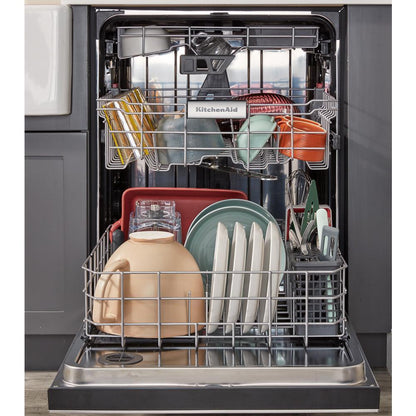 KITCHENAID KDTE304RPS Third Level Jet Rack Dishwasher With 40+ Total Wash Jets, 41 Dba