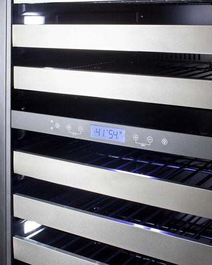 SUMMIT SWCP2116 Summit 24"" Wide Dual-zone Wine Cellar