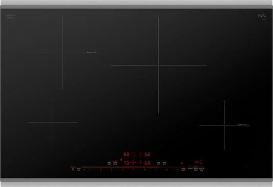 BOSCH NIT8060SUC 800 Series Induction Cooktop 30'' Black, Surface Mount Without FRAM...