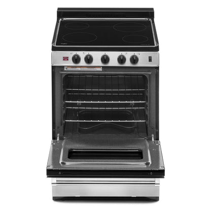 WHIRLPOOL WFE500M4HS Whirlpool 24-inch Freestanding Electric Range With Upswept SPILL...