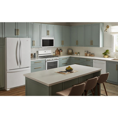 WHIRLPOOL WMMF5930PW 1.1 Cu. Ft. Flush Mount Microwave With Turntable-free Design