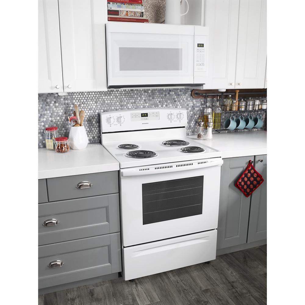 AMANA ACR4303MFW 30-inch Amana Electric Range With Bake Assist Temps - White