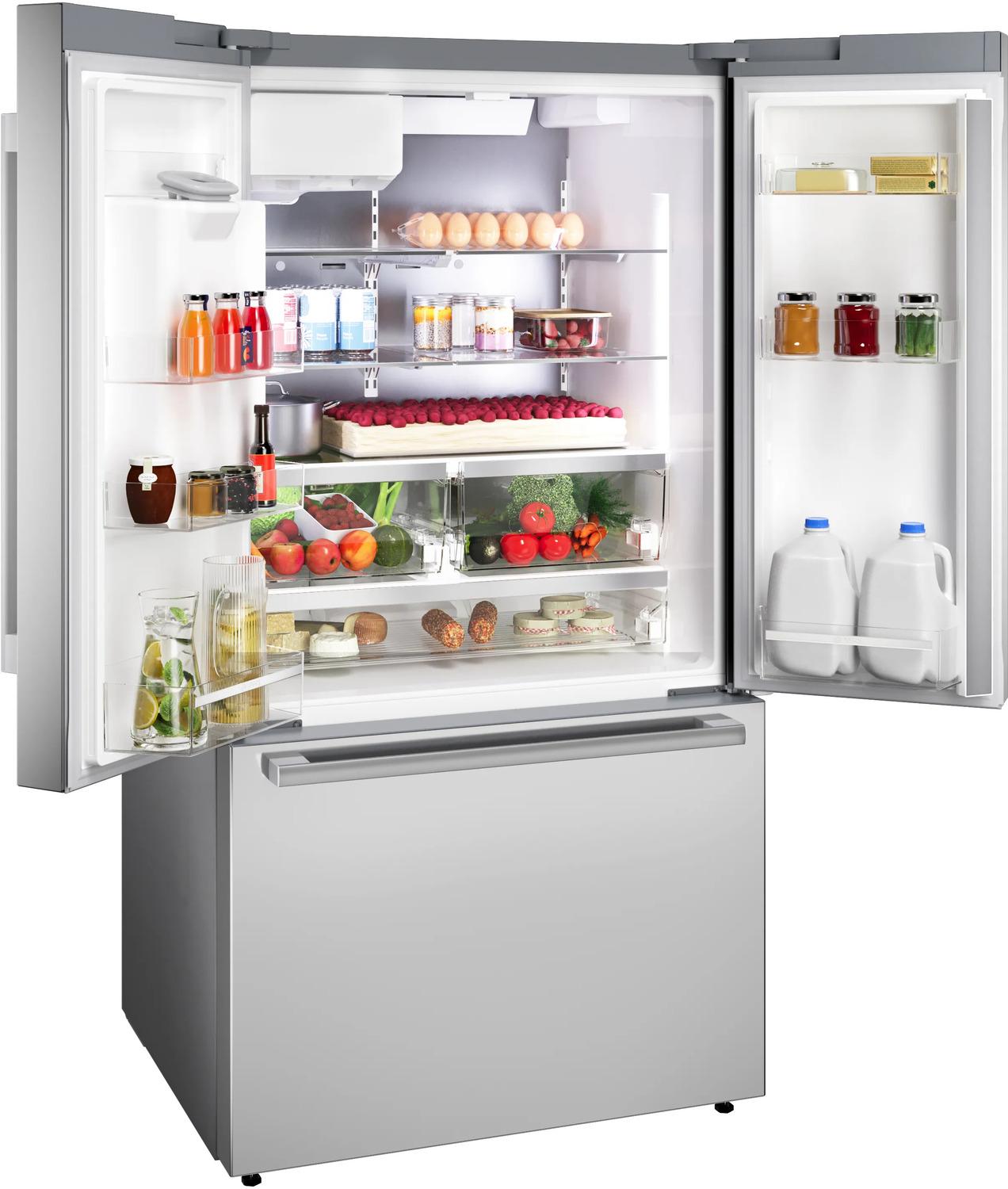 BOSCH B36FD52SNS 500 Series French Door Bottom Mount Refrigerator 36"" Stainless STEE...
