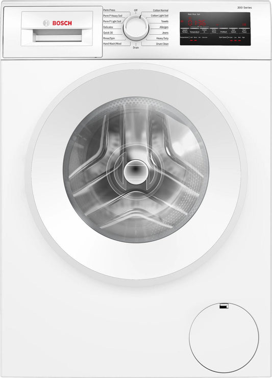 BOSCH WGA14400UC Bosch 300 Series Compact Washer 1400 Rpm