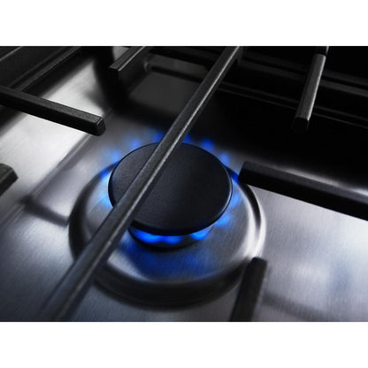 KITCHENAID KSDG950ESS Stainless Steel Kitchenaid 30-inch 4-burner Dual Fuel Downdraft ...