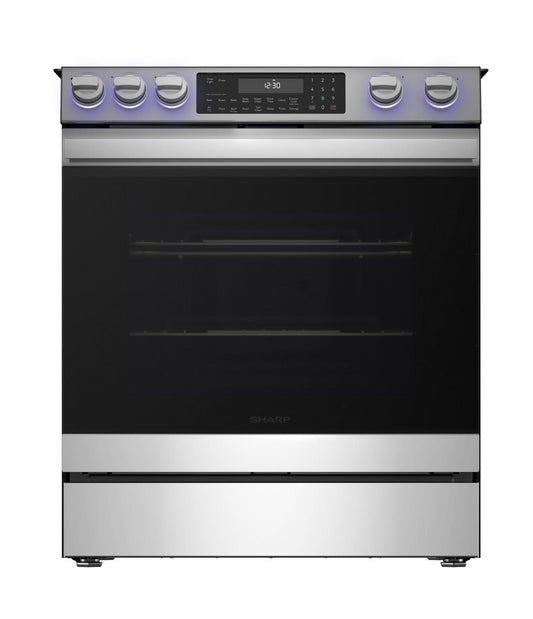 SHARP SSR3065JS Sharp 30 In. Electric Convection Slide-in Range With Air Fry