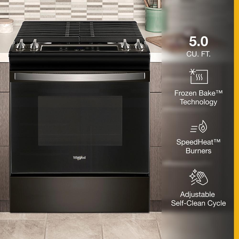 WHIRLPOOL WEG515S0LV 5.0 Cu. Ft. Whirlpool Gas Range With Frozen Bake Technology