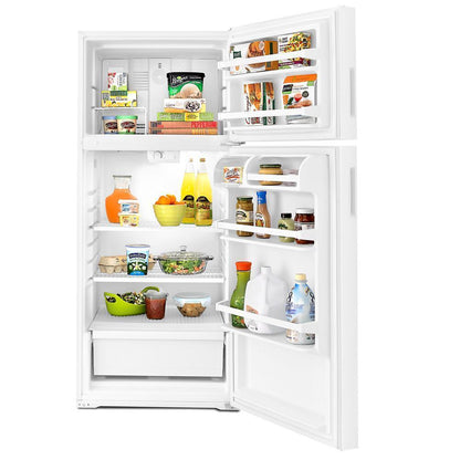 AMANA ART104TFDB Black Amana 14 Cu. Ft. Top-freezer Refrigerator With Flexible ST...