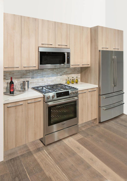 BOSCH HMV8054U 800 Series Over-the-range Microwave 30"" Left Sideopening Door, STAI...
