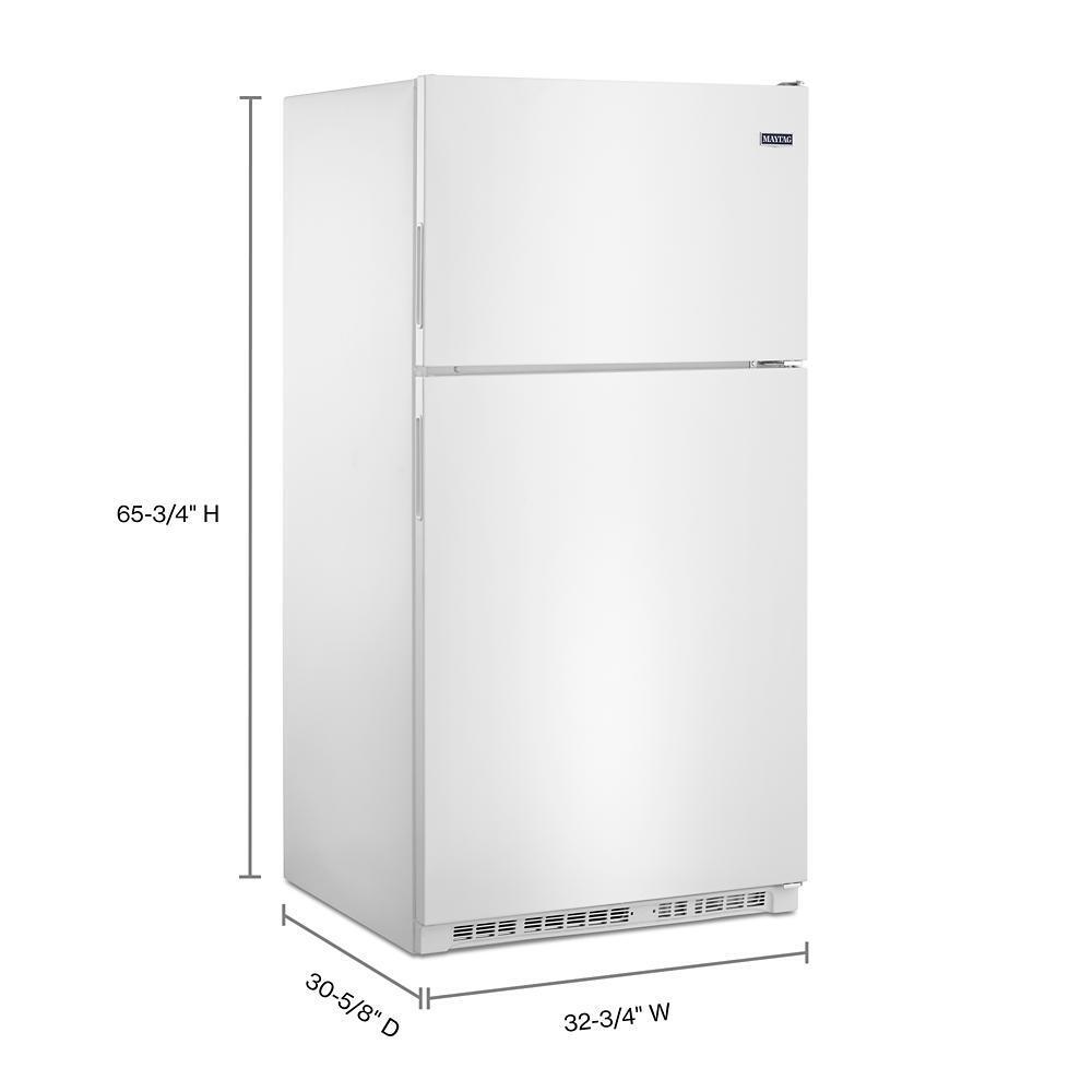 MAYTAG MRT311FFFH Maytag 33-inch Wide Top Freezer Refrigerator With Powercold F...
