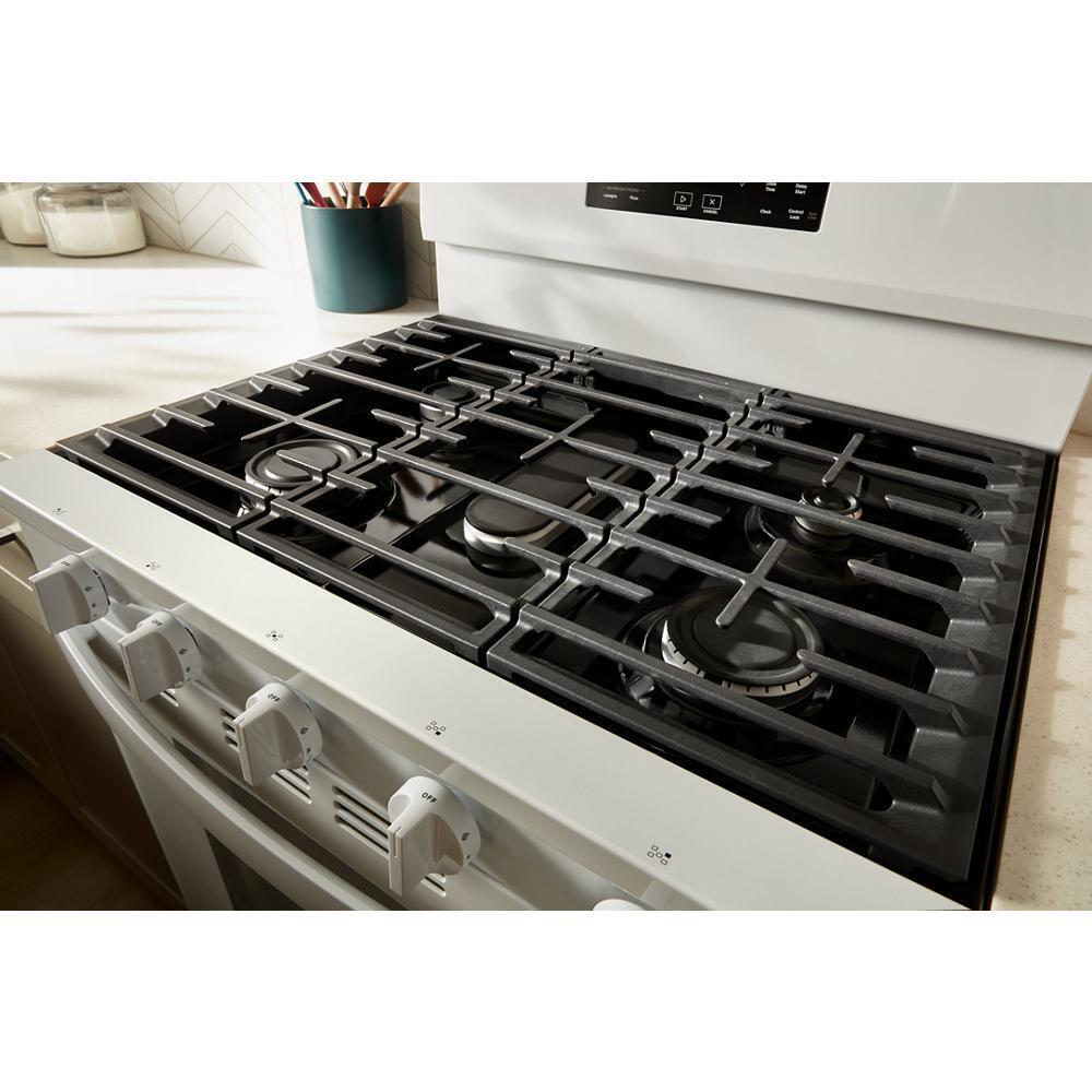WHIRLPOOL WFGS5030RW 30-inch Gas Range With Air Fry and Air Baking, Self Cleaning, RAPID...