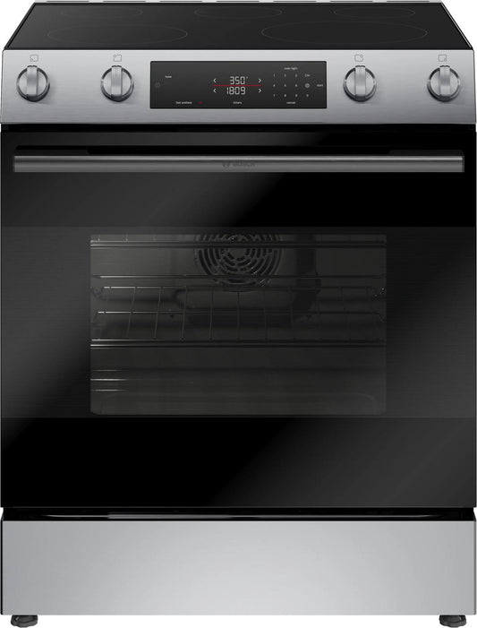 BOSCH HEF1050MU Bosch 100 Series Electric Freestanding Range 30"" Stainless Steel