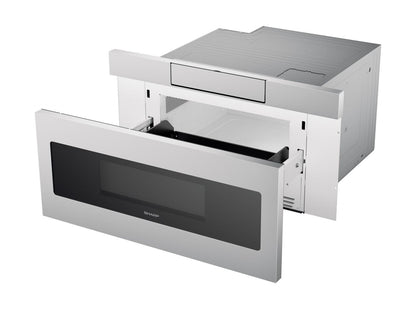 SHARP SMD3070ASY 30 In. 1.2 Cu. Ft. 950w Sharp Stainless Steel Microwave Drawer