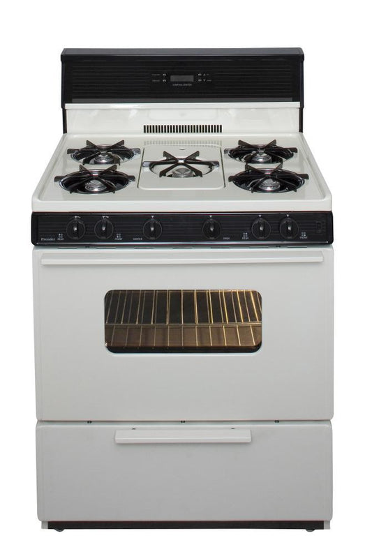 PREMIER SFK249TP Premier 30-inch Gas Range (color: Biscuit)