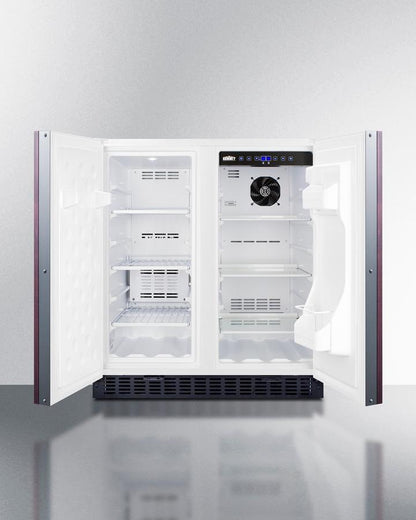 SUMMIT FFRF3075WIF Frost-free Side-by-side Refrigerator-freezer for Built-in or FREEST...