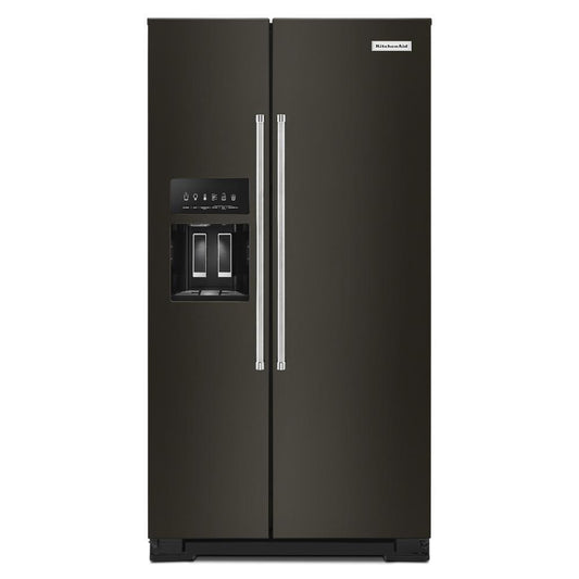 KITCHENAID KRSC700HBS 19.9 Cu Ft. Counter-depth Side-by-side Refrigerator With Exterior I...