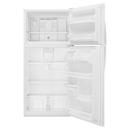 WHIRLPOOL WRT318FZDW White Whirlpool 30"" Wide Top-freezer Refrigerator With FLEXI-SLI...