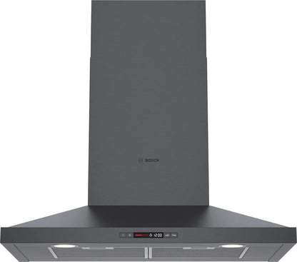 BOSCH HCP80641UC 800 Series 30"" Pyramid Canopy Chimney Hood, 600 Cfm Hcp80641uc BLAC...