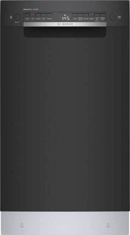 BOSCH SPE53C56UC Bosch 300 Series Dishwasher 17 3/4"" Black Spe53c56uc