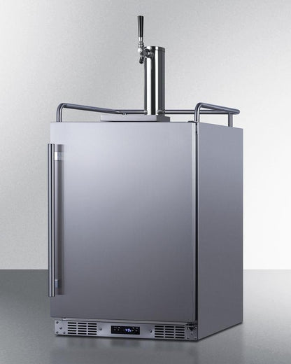 SUMMIT SBC683OS Summit 24"" Wide Built-in Outdoor Beer Kegerator