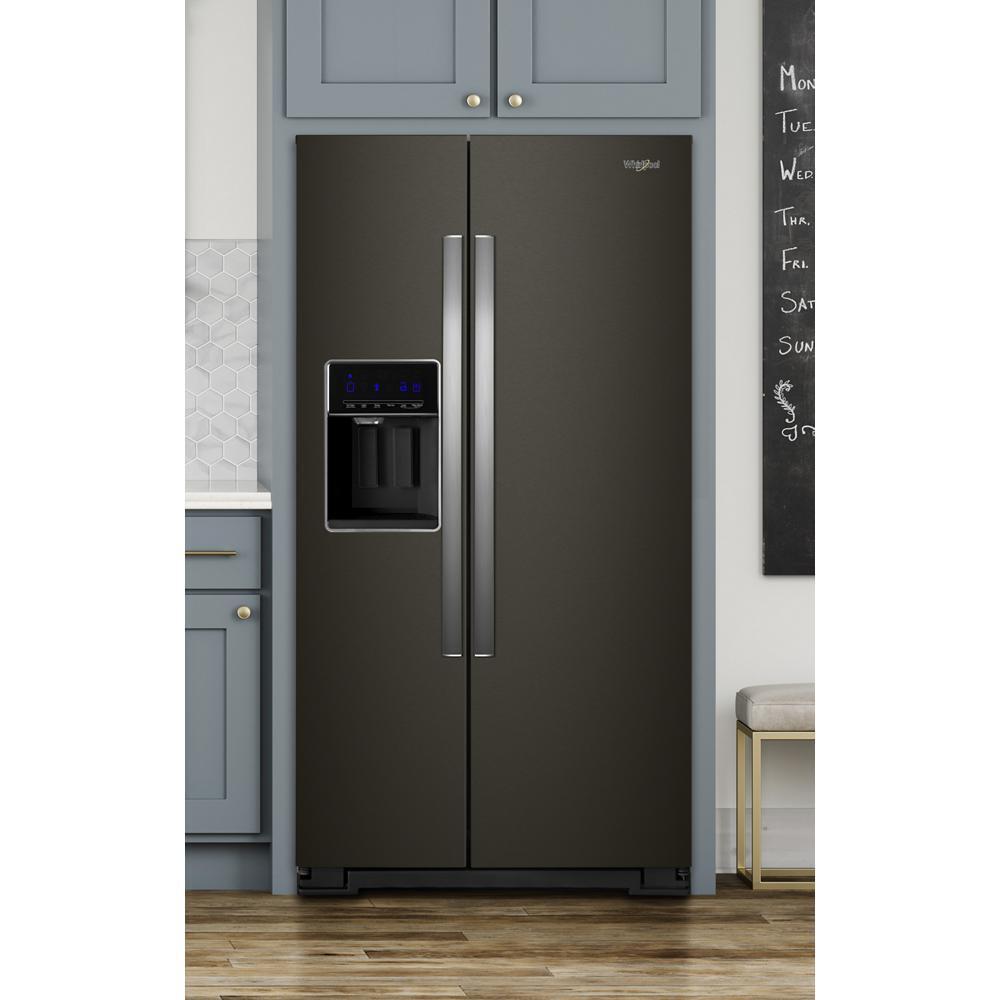 WHIRLPOOL WRS571CIHV Whirlpool 36-inch Wide Counter Depth Side-by-side Refrigerator -...