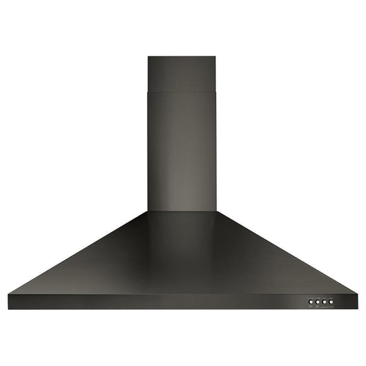 WHIRLPOOL WVW53UC6HV Whirlpool 36"" Contemporary Black Stainless Wall Mount Range Hood
